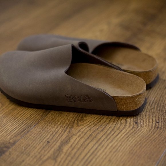 Birki's Birkenstock 250 L8 M6 39 Germany slip on clog neutral NWOT Birkibuc - Picture 6 of 10